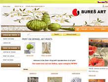 Tablet Screenshot of buresart.com